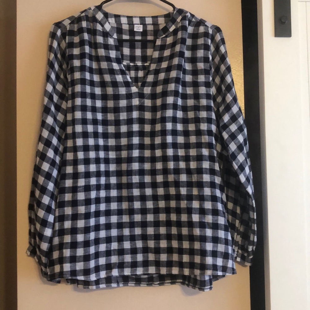 Plaid blouse